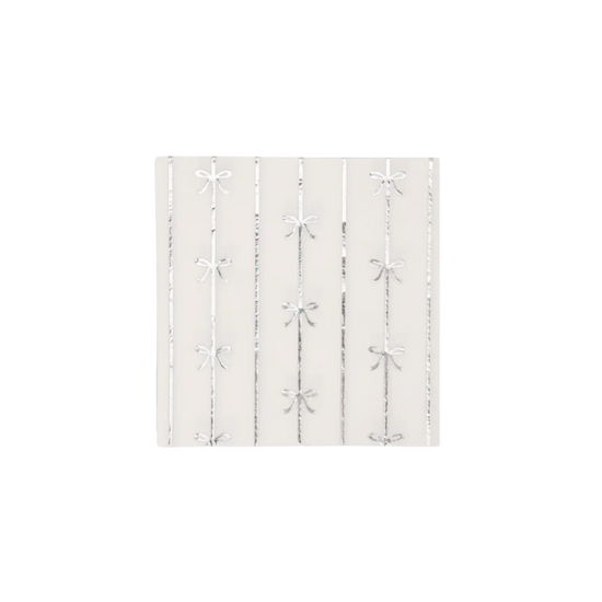 Silver Bow Small Napkins