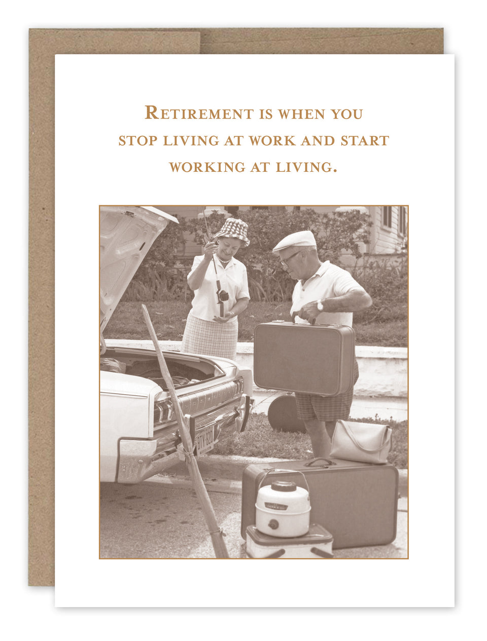 Working at Living Retirement Card