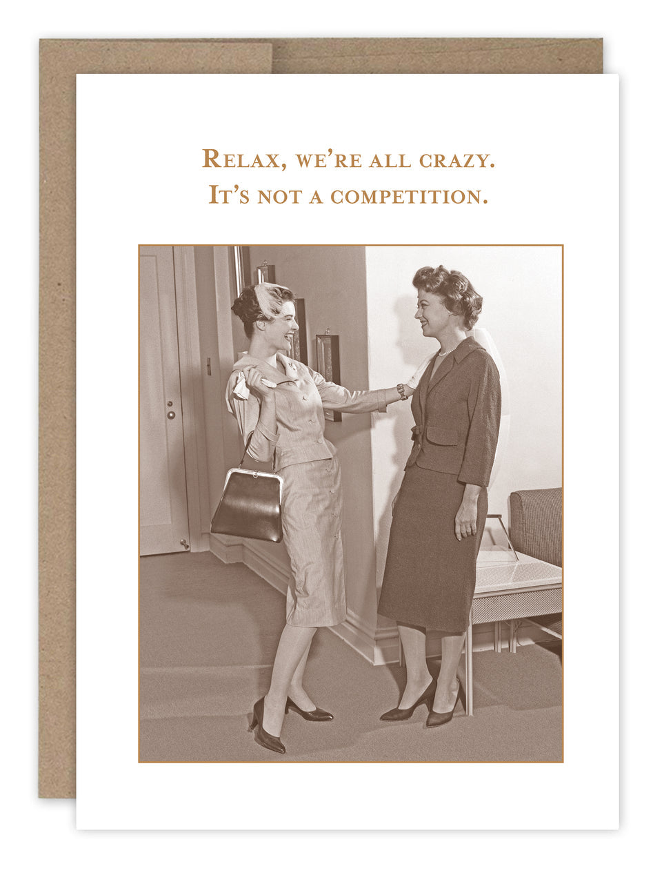 We're All Crazy Birthday Card