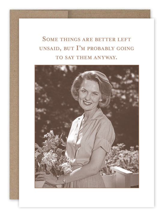 Left Unsaid Card