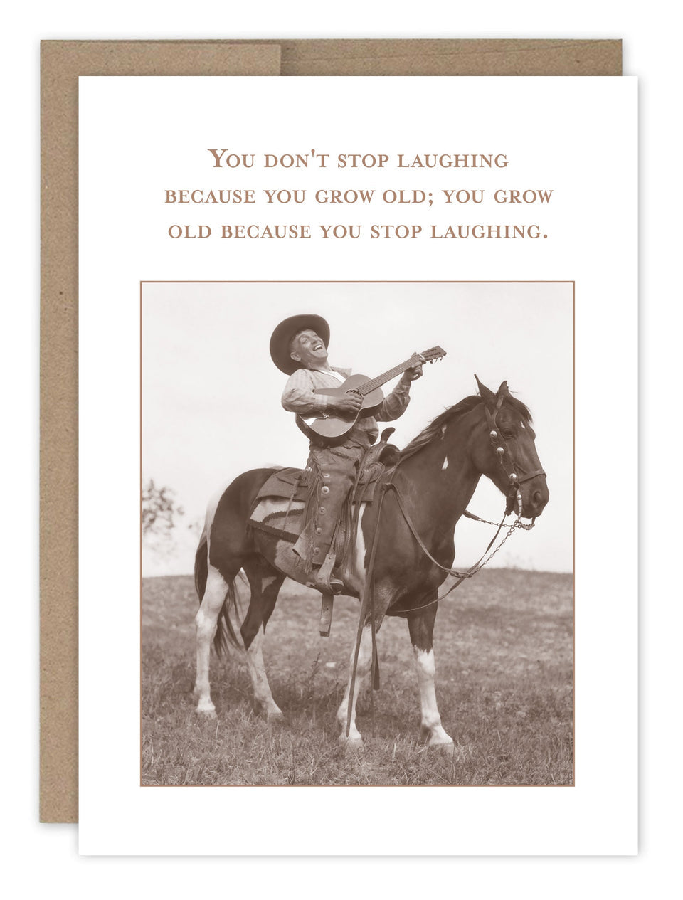 Don't Stop Laughing Birthday Card