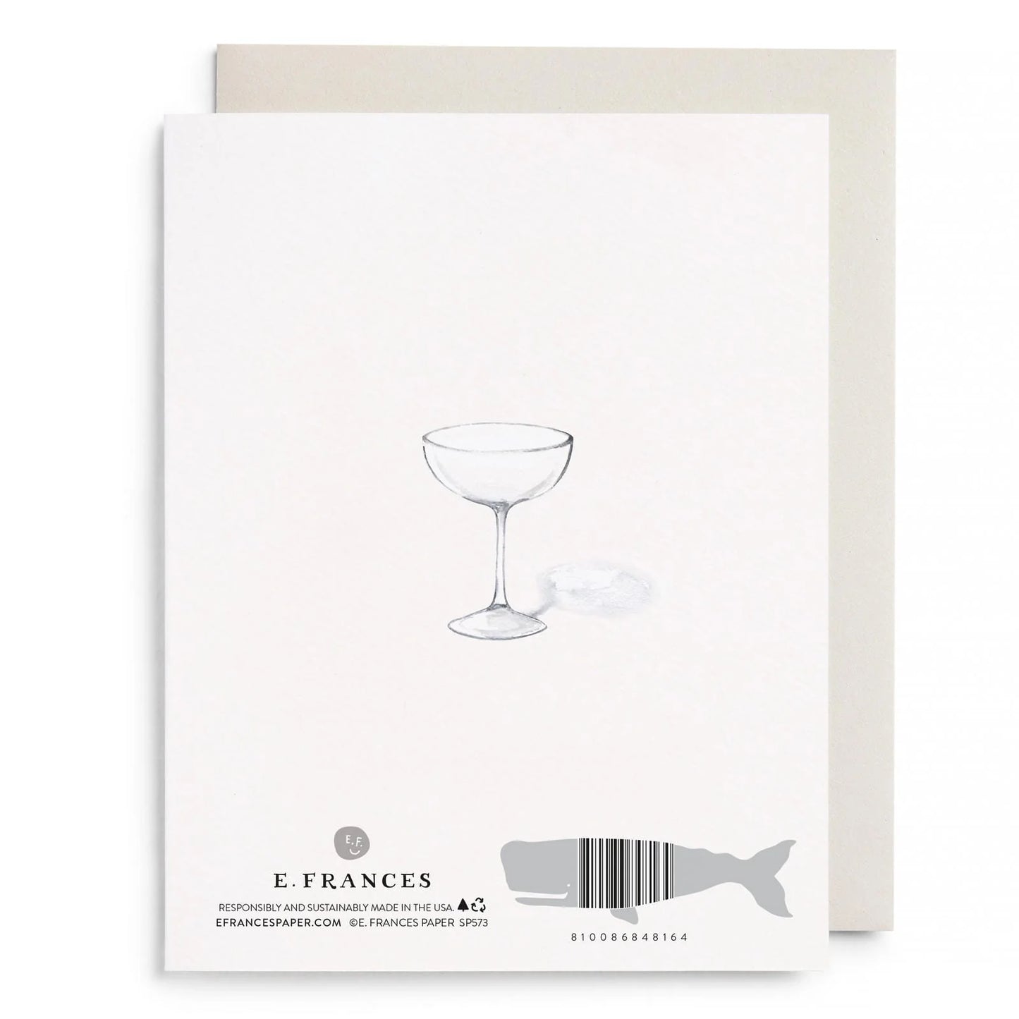 Champagne Tower Card