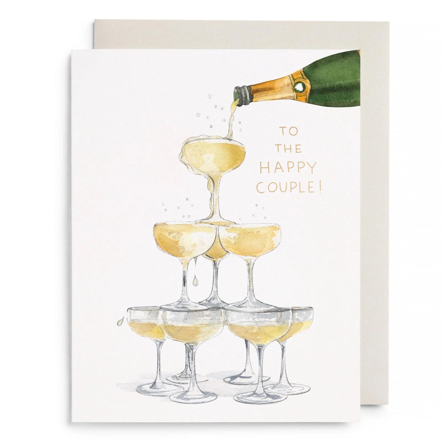 Champagne Tower Card