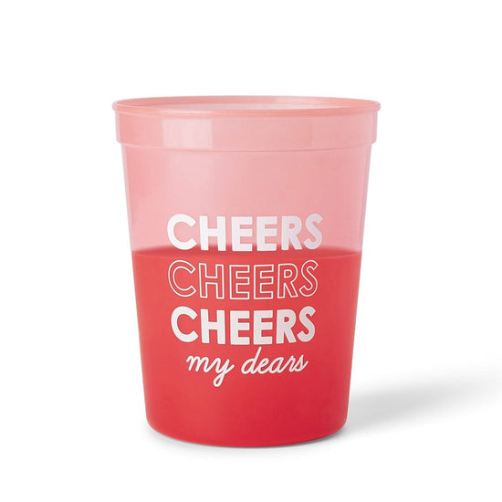 Cheers My Dears Color Changing Reusable Cups Set