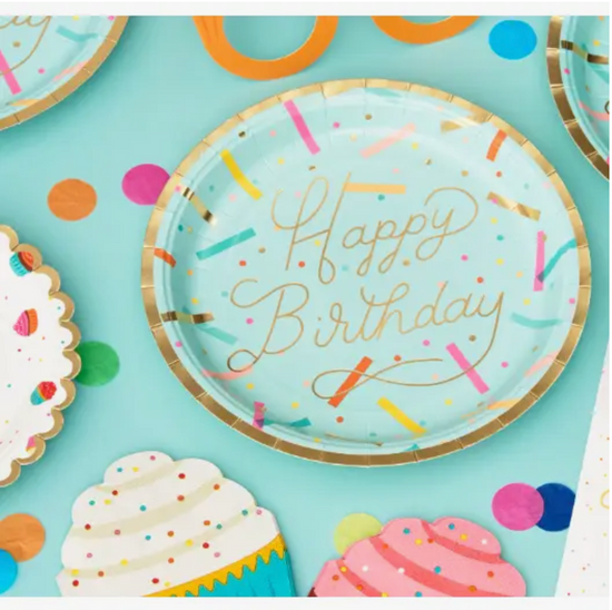 Birthday Sprinkles Large Plate
