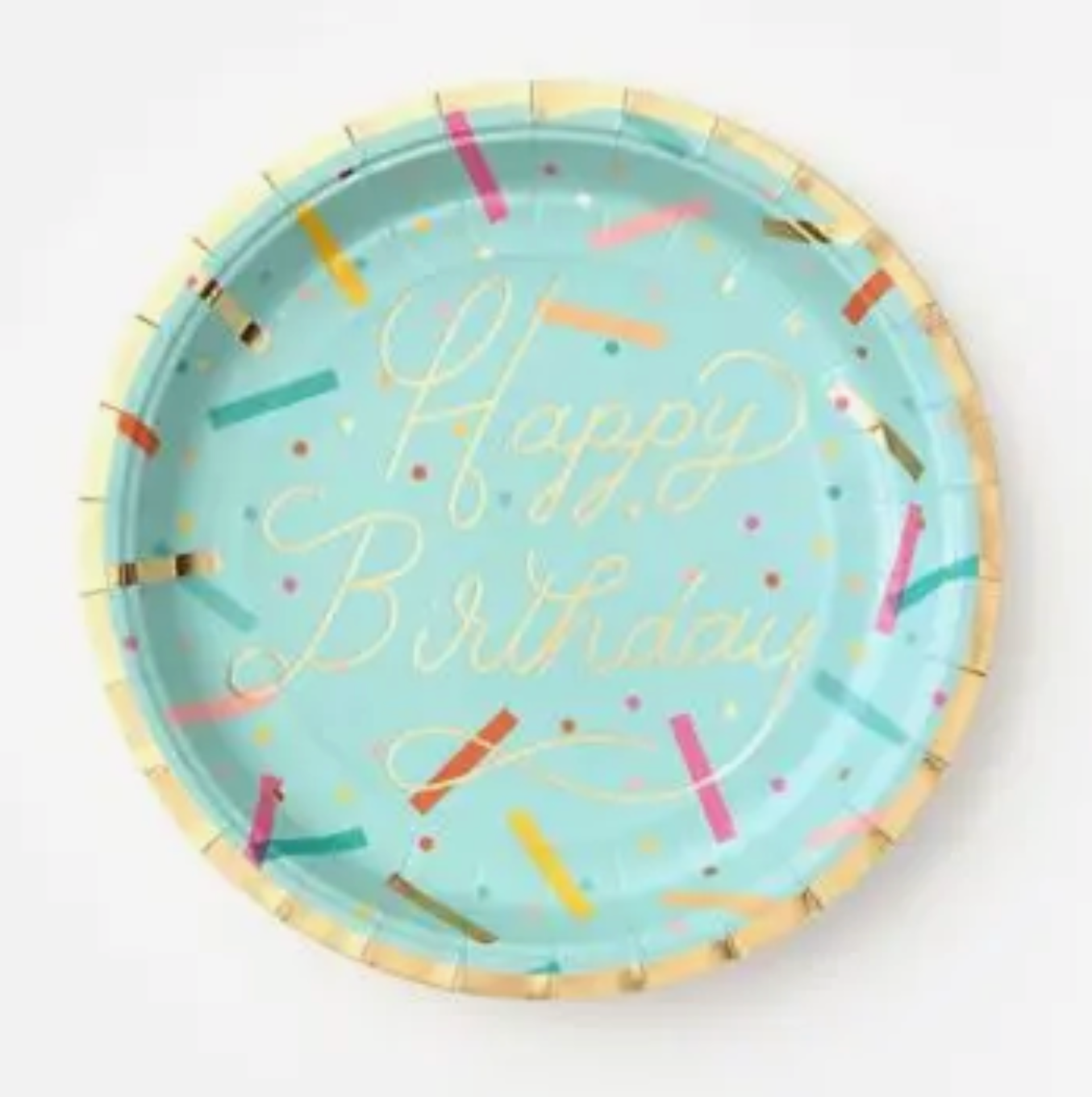 Birthday Sprinkles Large Plate