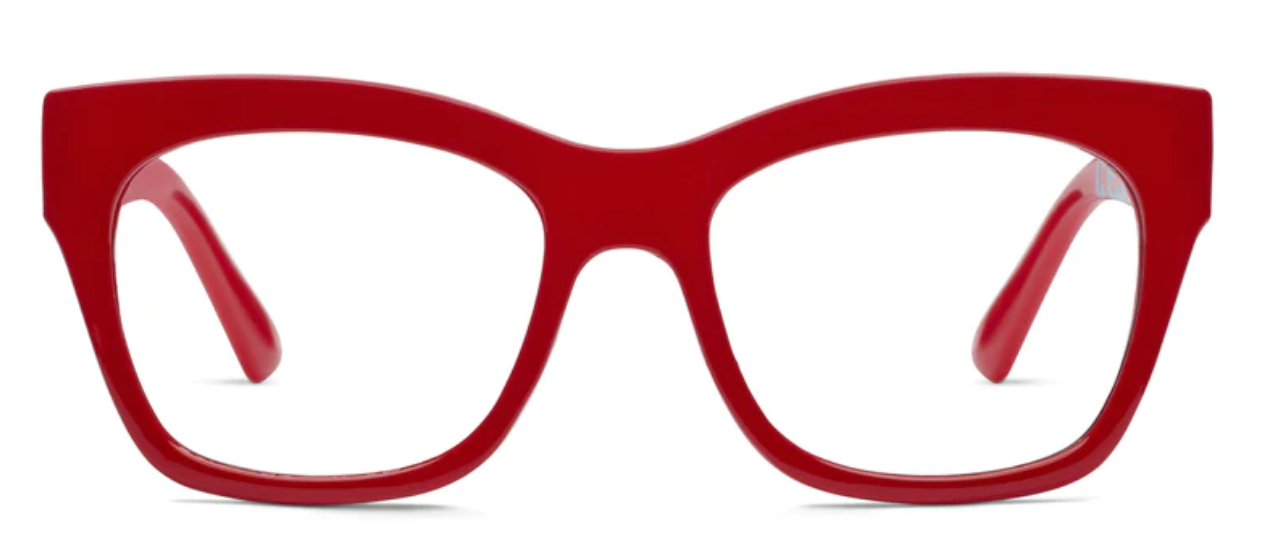 C'est La Vie Peepers Reading Glasses -- Red