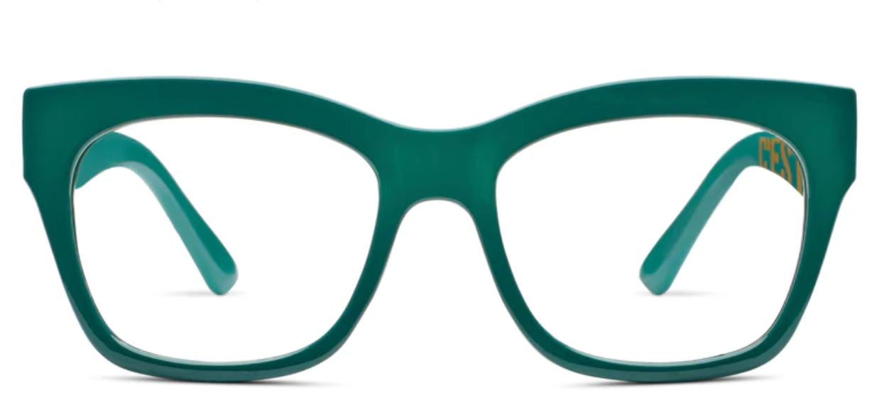 Load image into Gallery viewer, C&amp;#39;est La Vie Peepers Reading Glasses -- Teal
