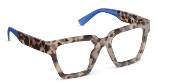 Sterling Peepers Reading Glasses -- Tortoise/Blue