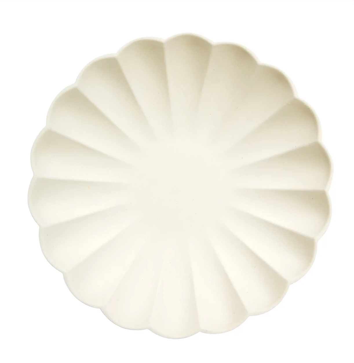 Large Cream Compostable Plates