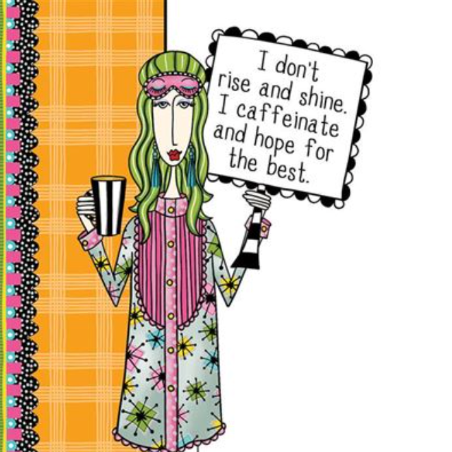 Dolly BD - Rise And Shine Everyday Funny Card