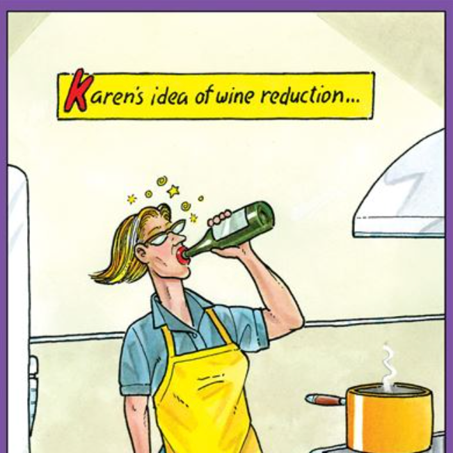 ERIC BD - Wine Reduction Birthday Card