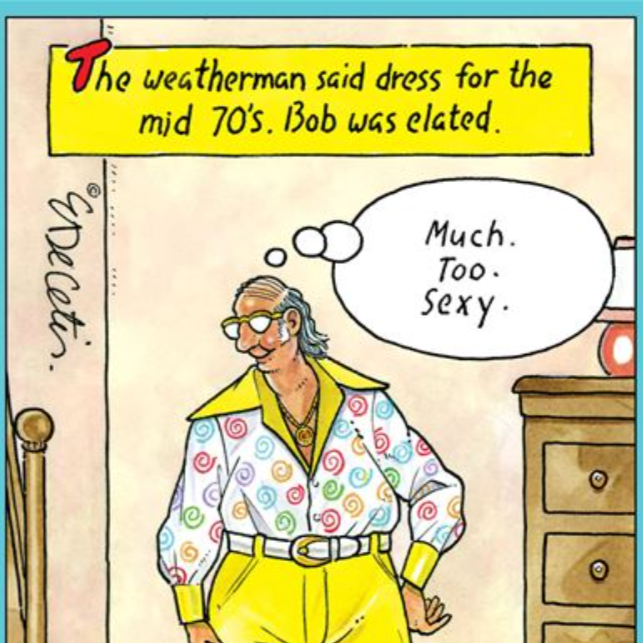 ERIC BD - Mid 70s Weatherman Everyday Funny Card