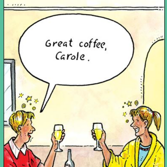 ERIC BD - Great Coffee Carol Everyday Funny Card