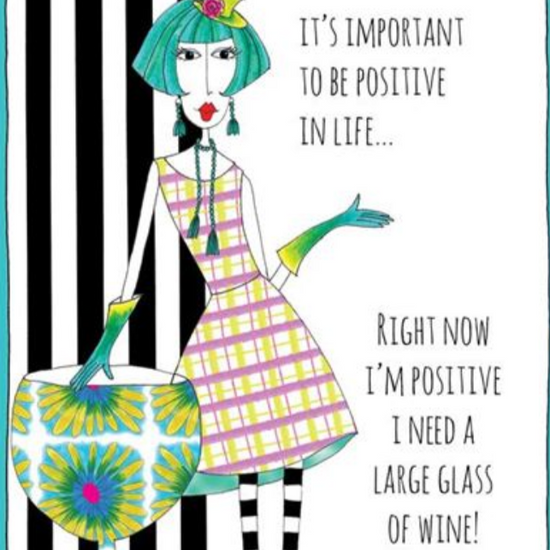 Load image into Gallery viewer, Dolly BD - Be Positive Birthday Card
