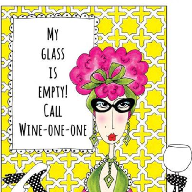 Dolly BD - Wine-One-One Birthday Card – Sparkle and Swag Party