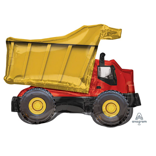 Load image into Gallery viewer, 32&amp;quot; Dump Truck Mylar Balloon
