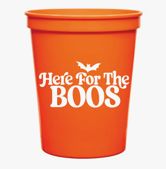 Here For The Boos Stadium Cups