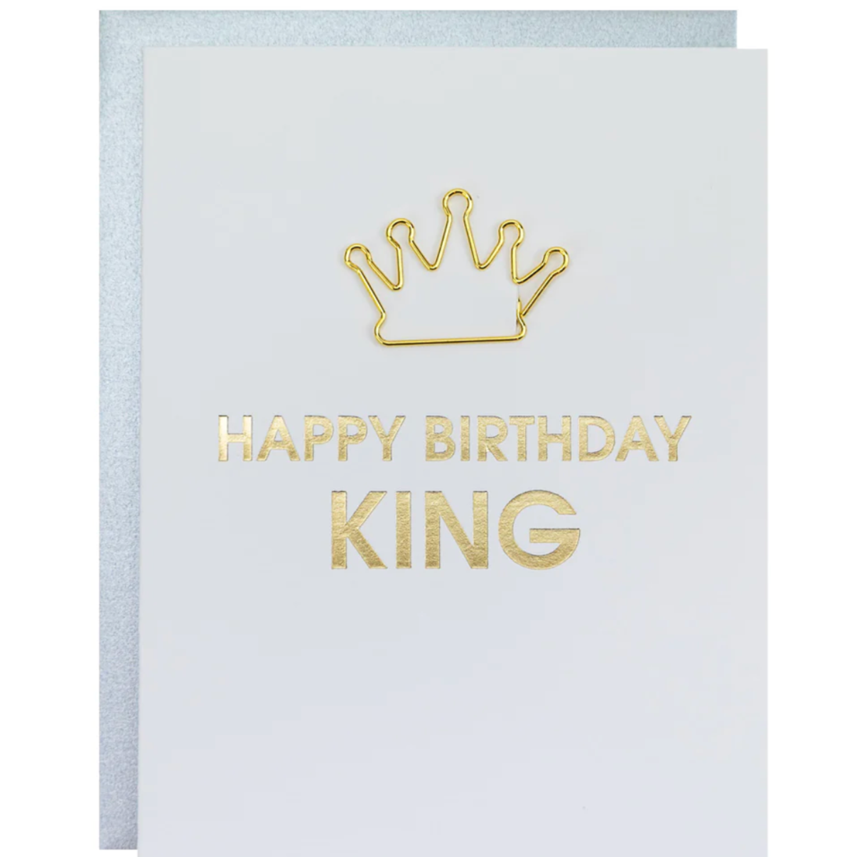 Load image into Gallery viewer, Happy Birthday King - Crown Paperclip Card

