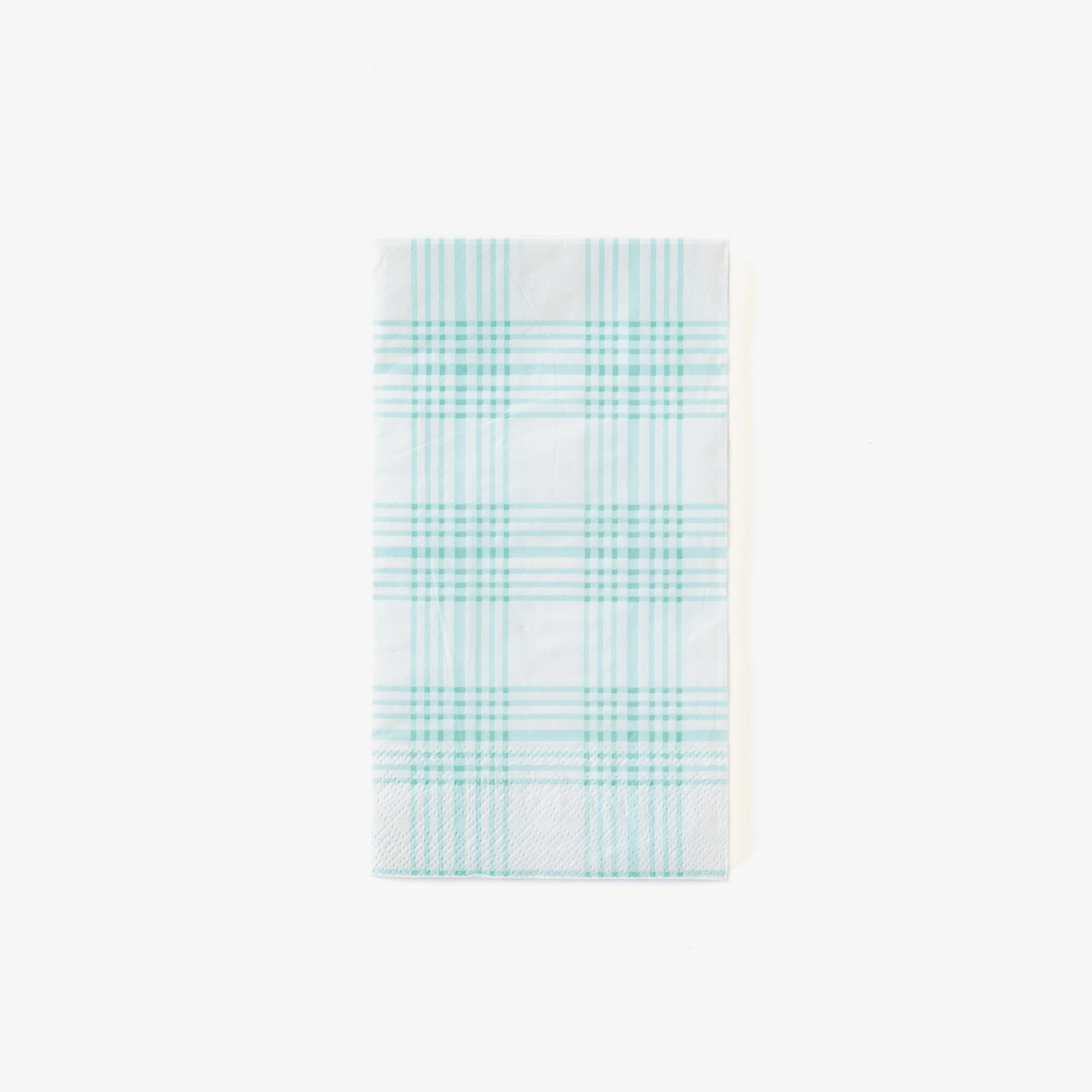 Load image into Gallery viewer, Blue Plaid Guest Towel Paper Napkins
