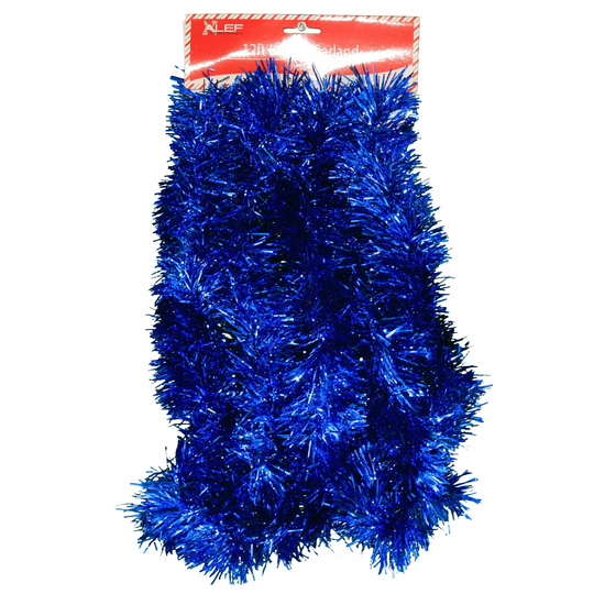 Blue Tinsel Garland