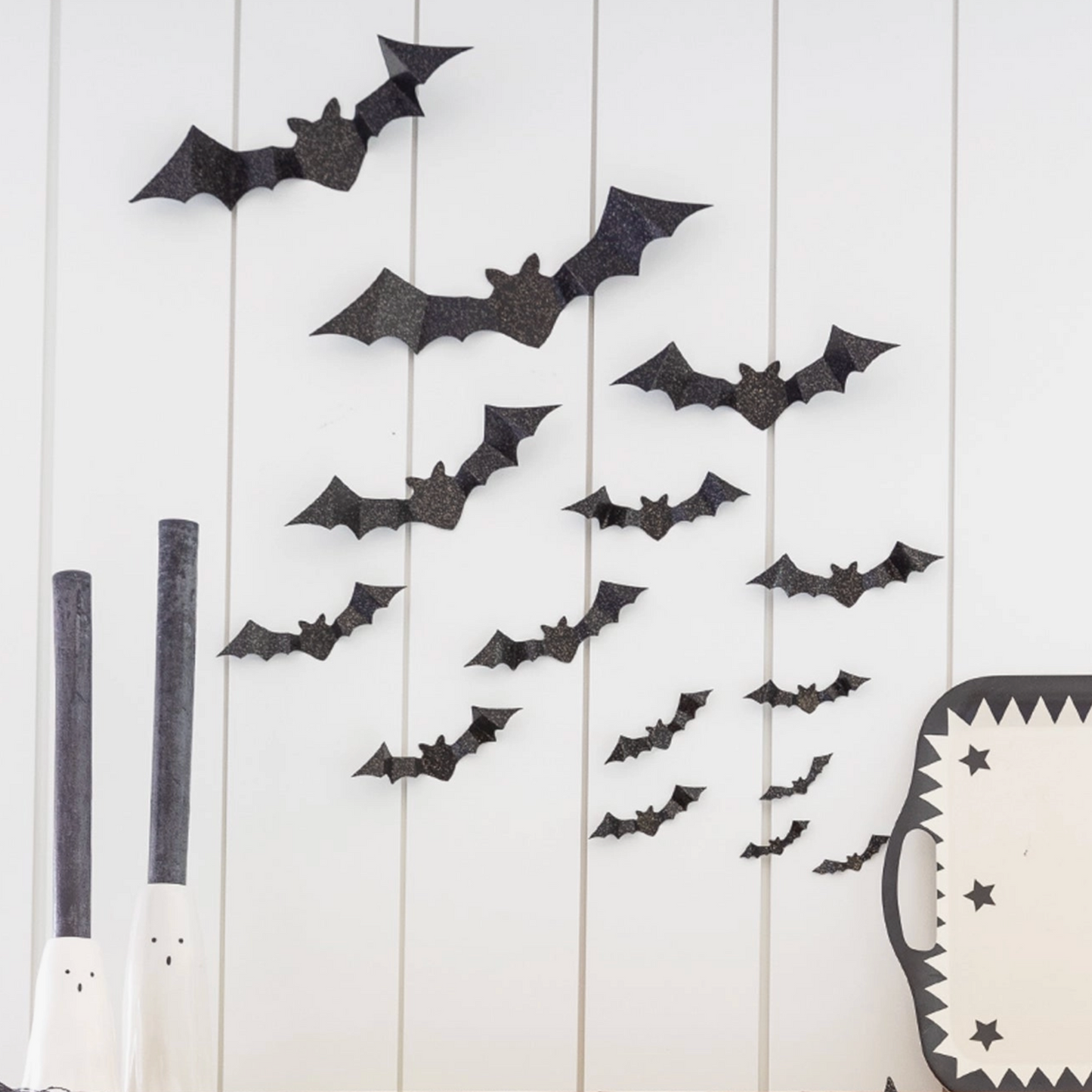Load image into Gallery viewer, Vintage Halloween Bag of Bats

