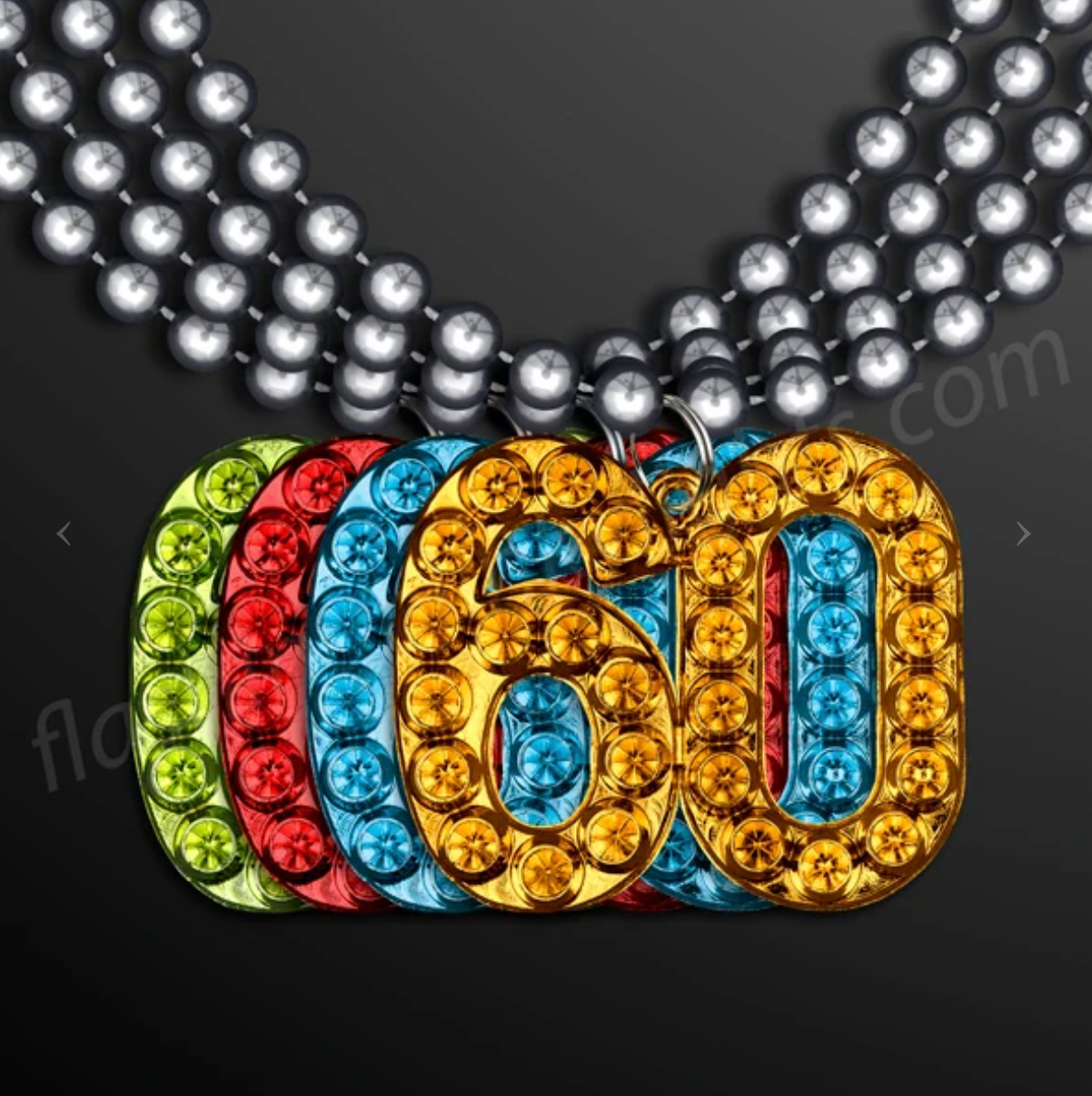 "60" Charm Beads