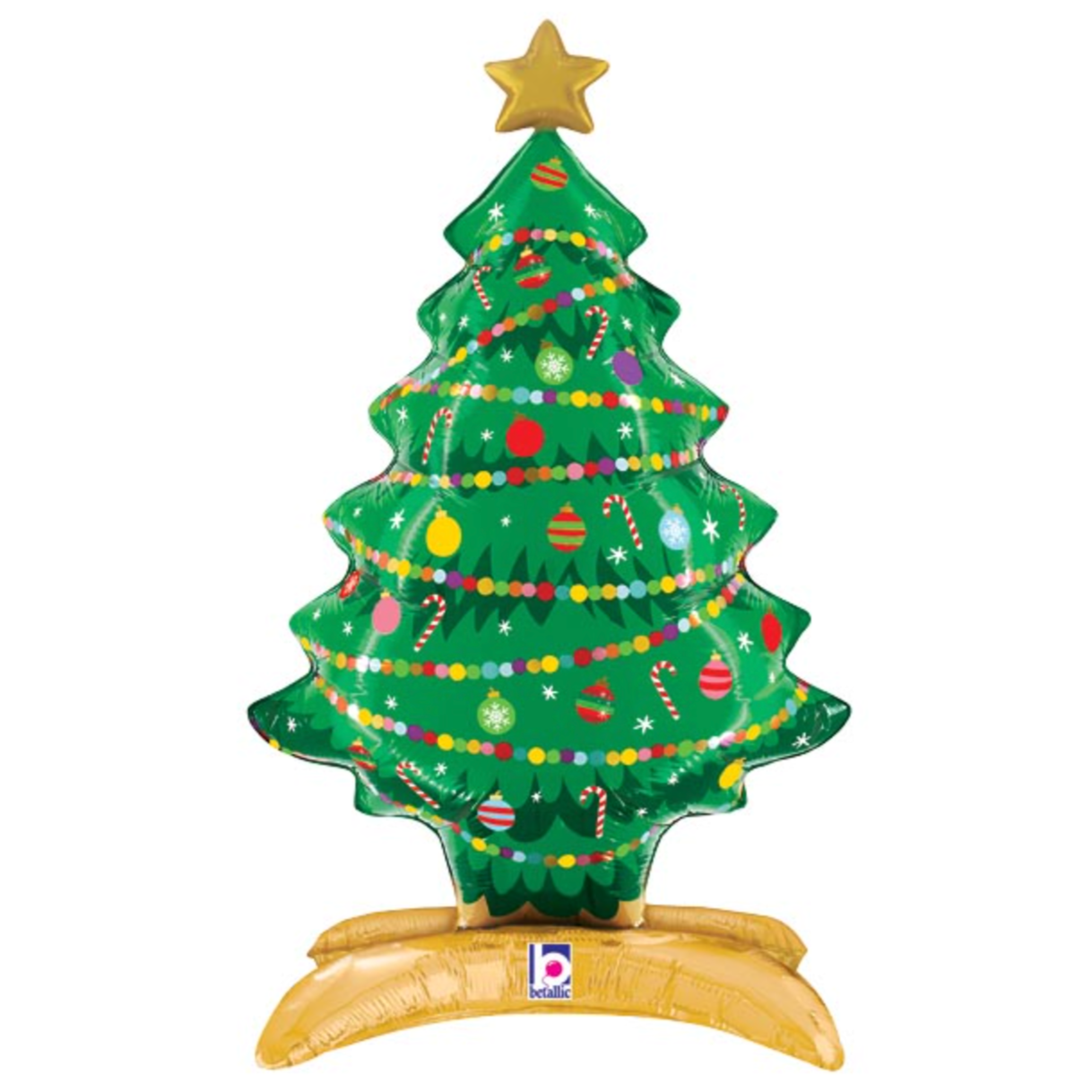 Load image into Gallery viewer, 31&amp;quot; Stand Up Christmas Tree Balloon
