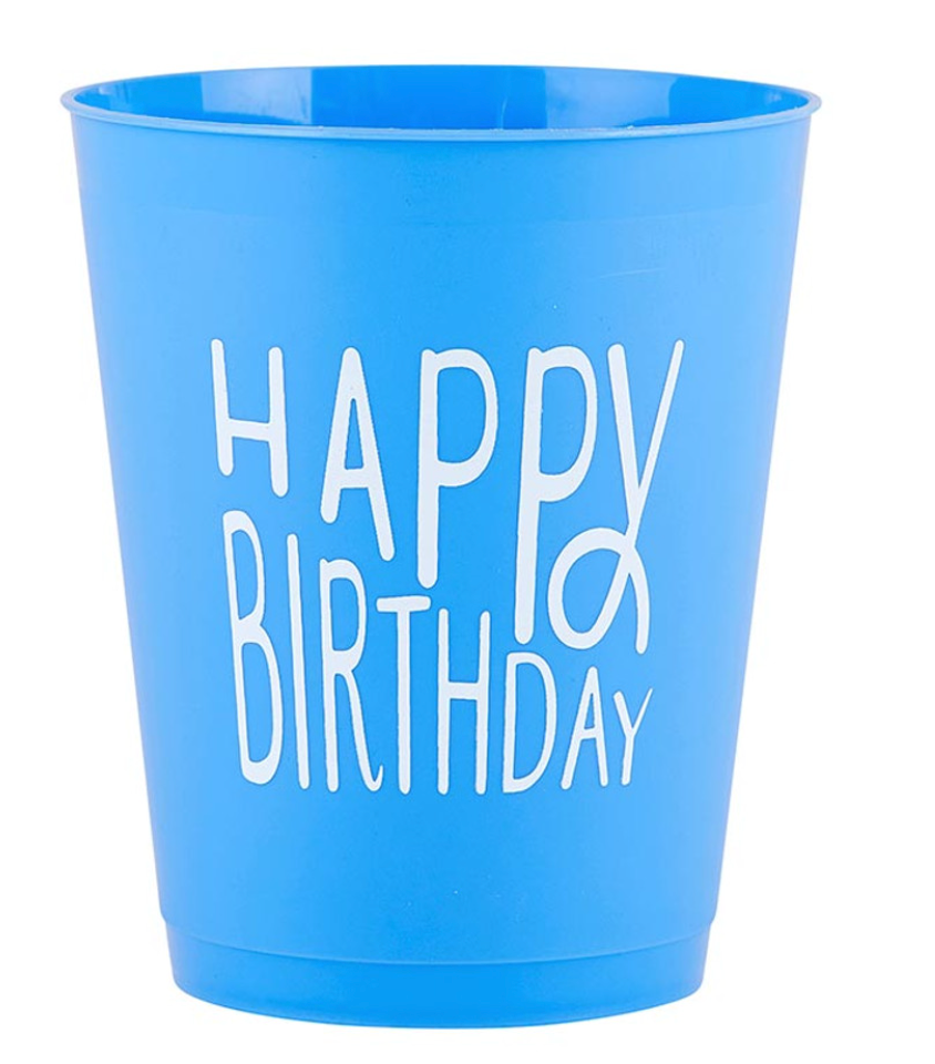 Happy Birthday Cocktail Party Cups