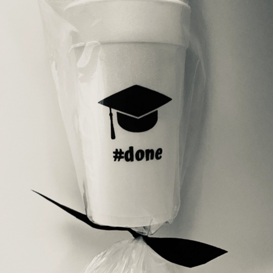 Load image into Gallery viewer, #Done Graduation Foam Cups
