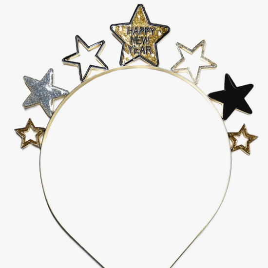 Load image into Gallery viewer, Happy New Year Star Headband
