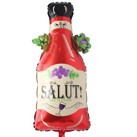 Load image into Gallery viewer, Salut! Wine Bottle Mylar
