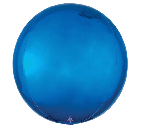 16" Blue Orbz Balloon