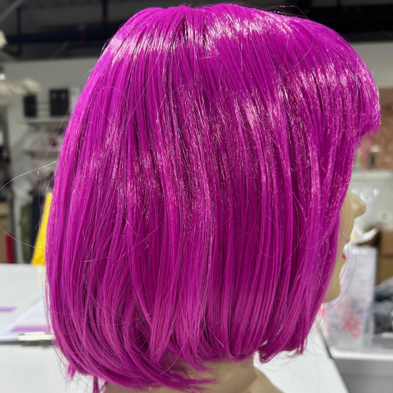 Magenta Bob Wig