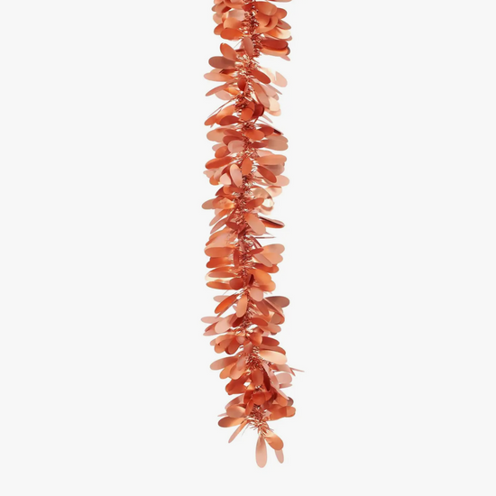 Load image into Gallery viewer, 96&amp;quot; Rose Gold Matte Tinsel Garland
