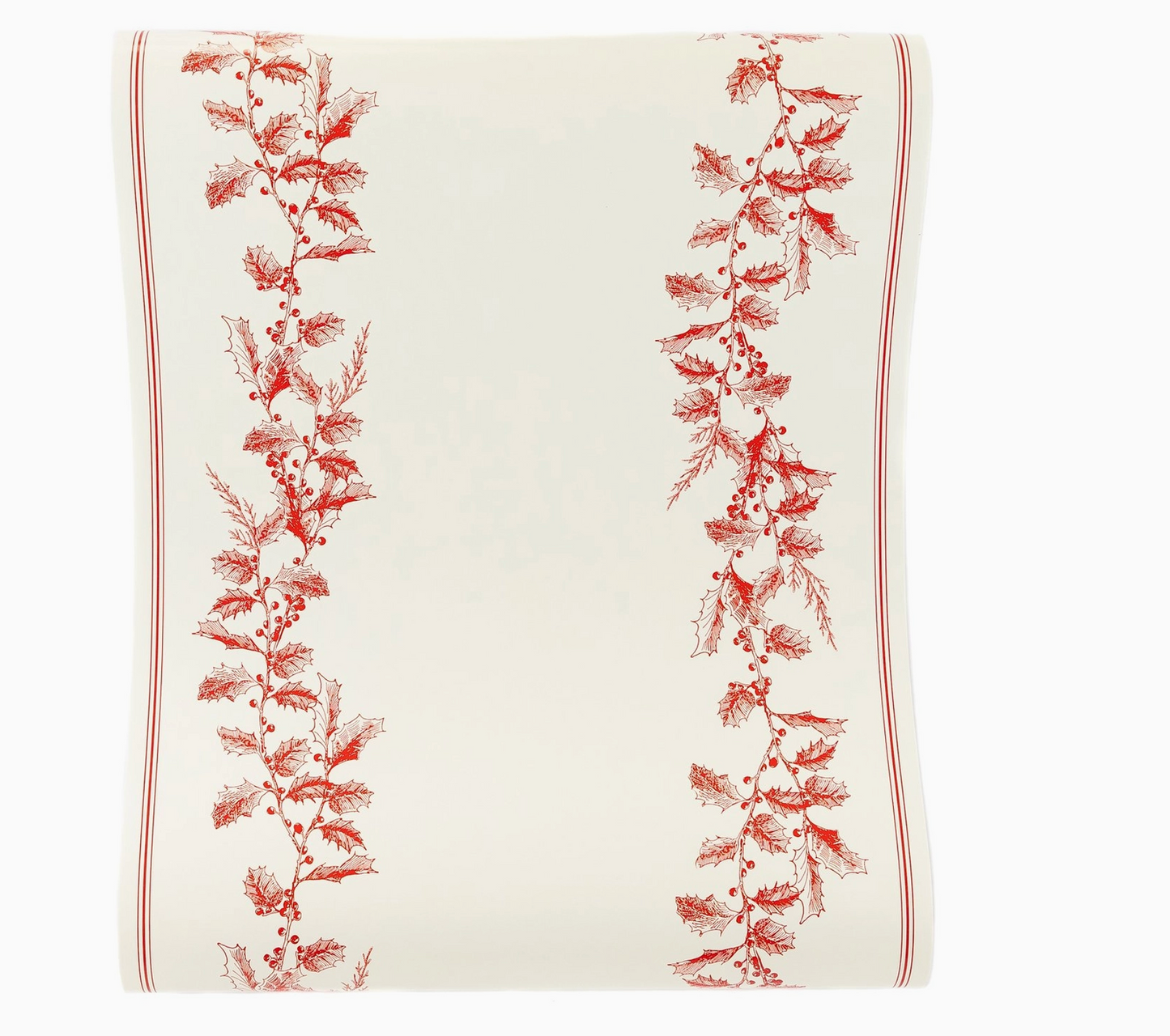 Load image into Gallery viewer, Believe Red Holly Table Runner
