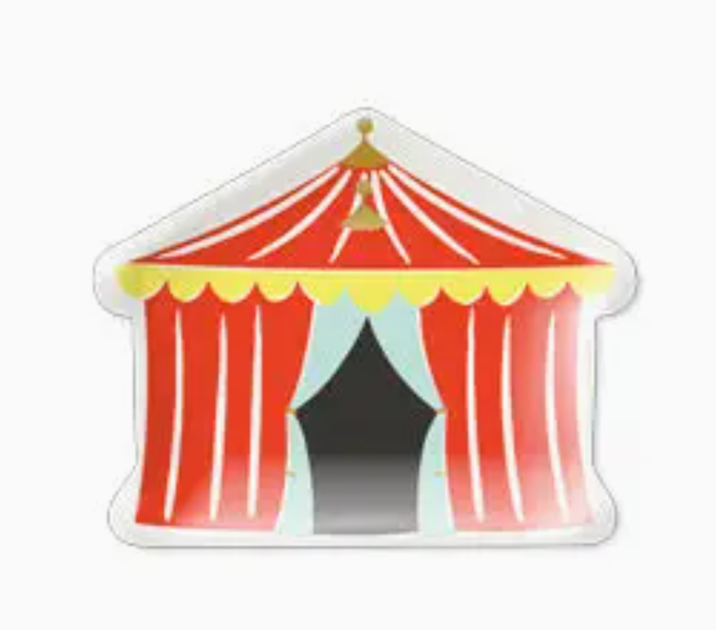 Load image into Gallery viewer, Carnival Tent Shaped Plate
