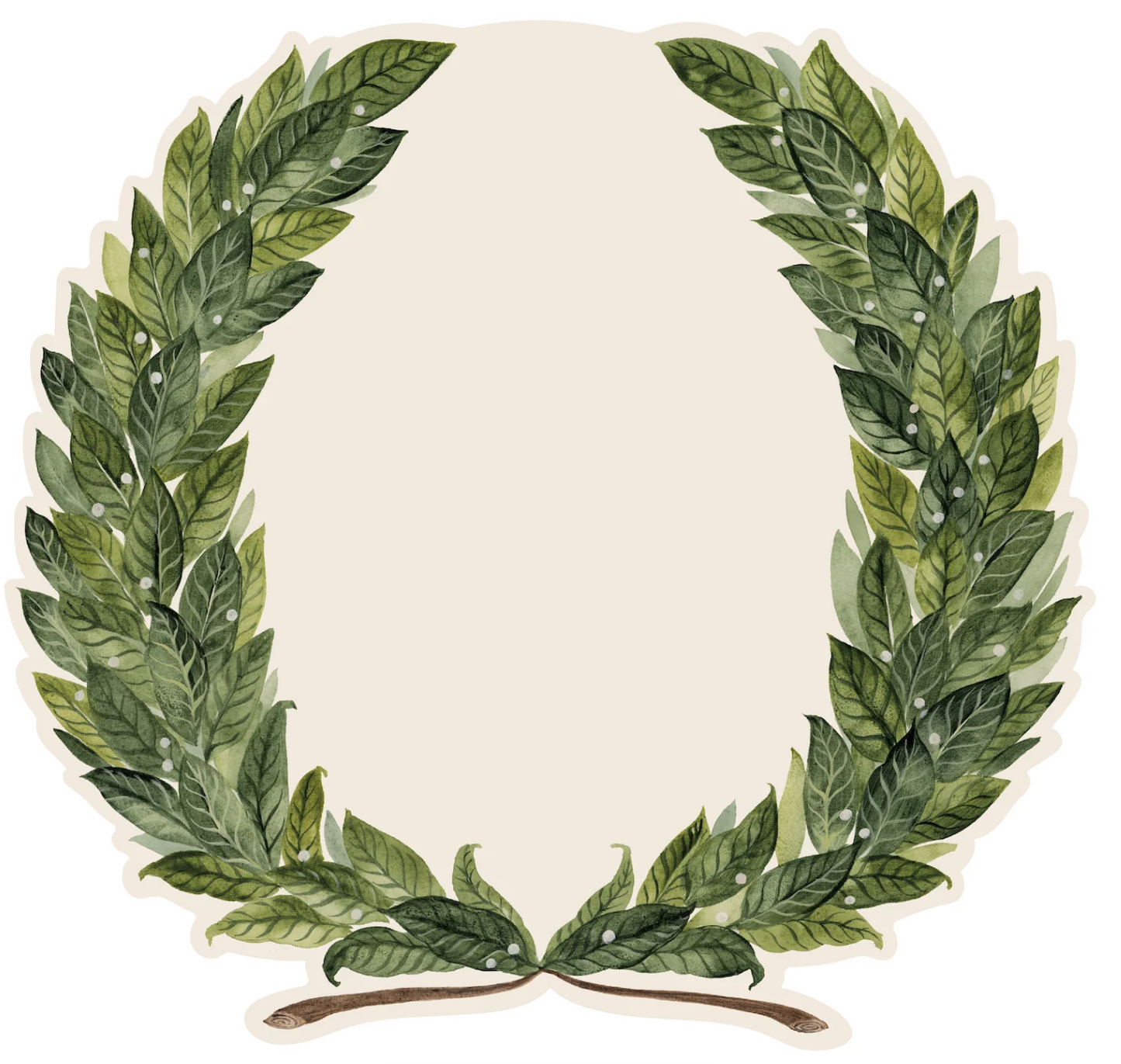 Die-cut Laurel Wreath Placemat