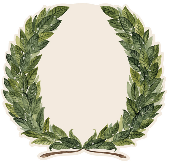 Die-cut Laurel Wreath Placemat