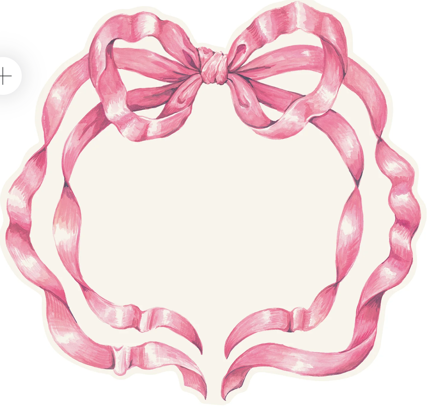 Load image into Gallery viewer, Die-cut Pink Bow Placemat
