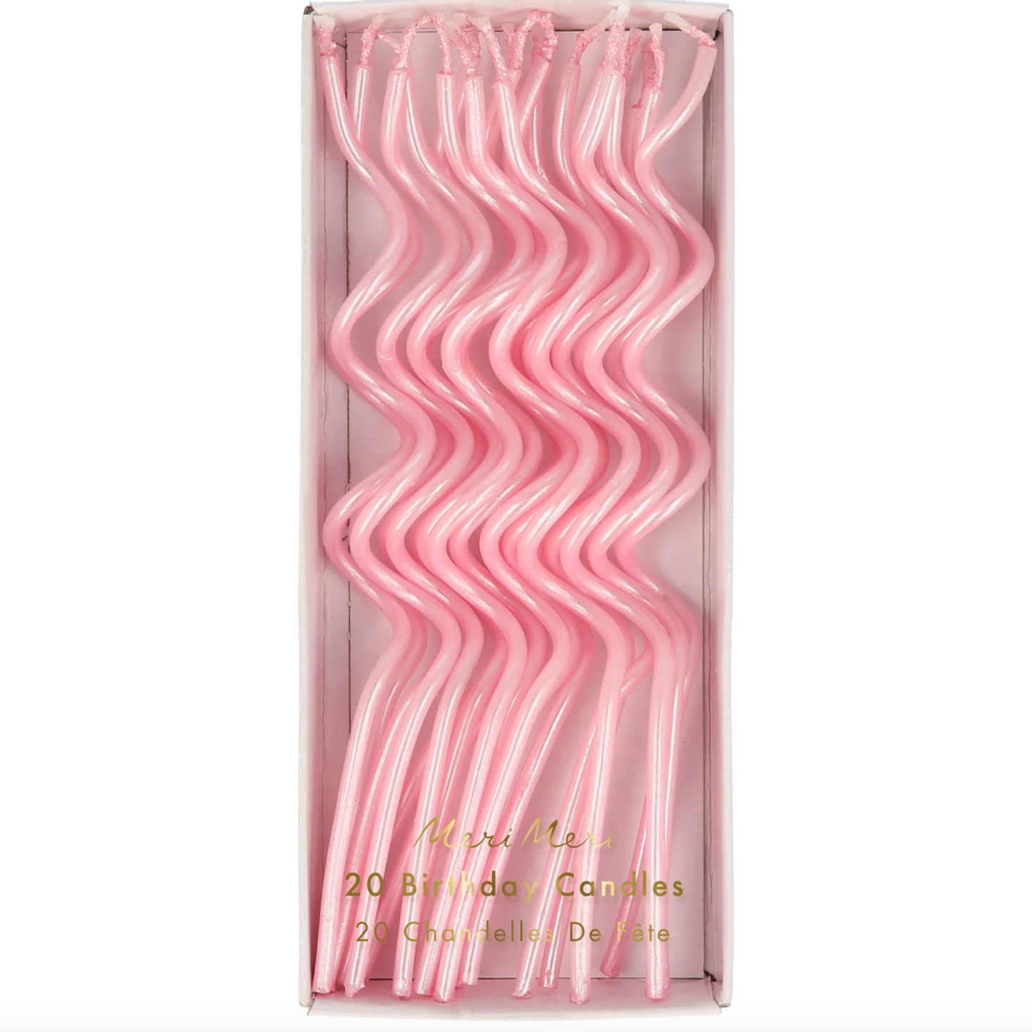 Pink Swirly Candles