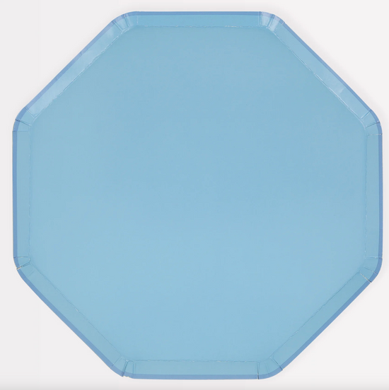 Cornflower Blue Dinner Plates