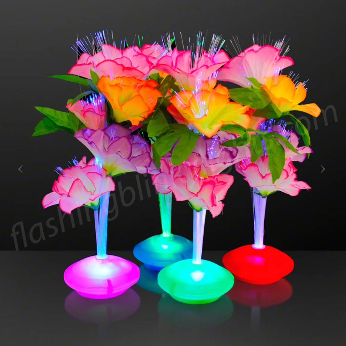 Fiber Optic LED Flower Centerpieces