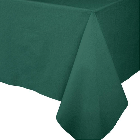 Hunter Green Linen Table Cloth
