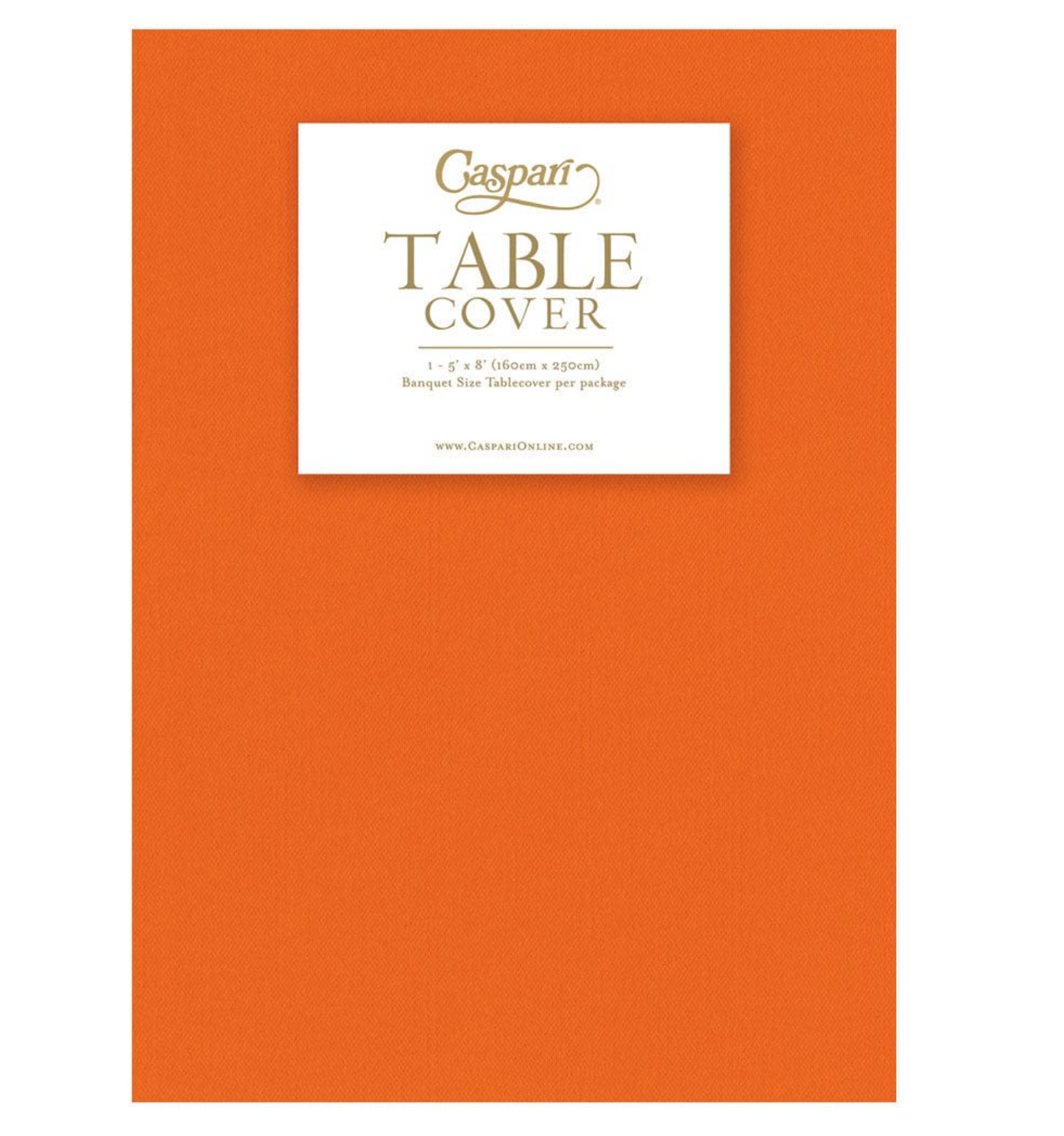 Tangerine Linen Table Cloth