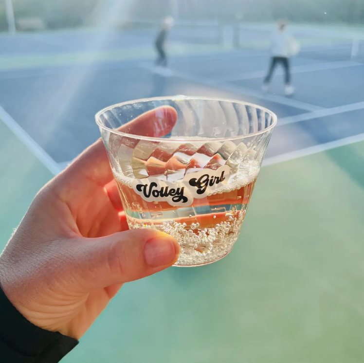 Tennis Time Drink Marker