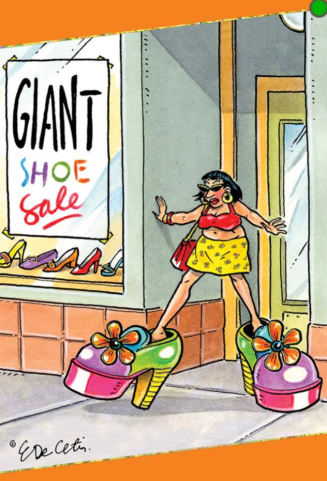 ERIC BD - Giant Shoe Sale