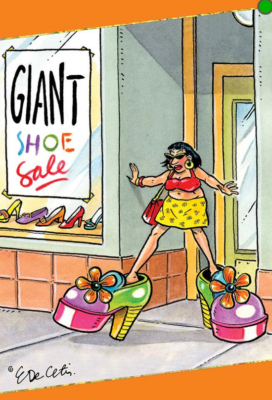 ERIC BD - Giant Shoe Sale