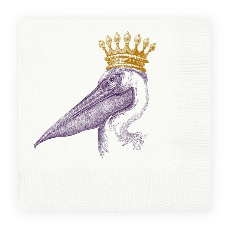 Queen Pelican Cocktail Napkins