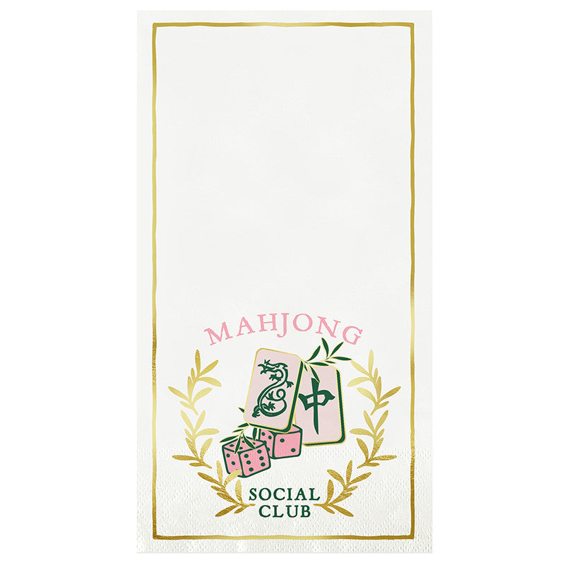 Mahjong Social Club Guest Napkins